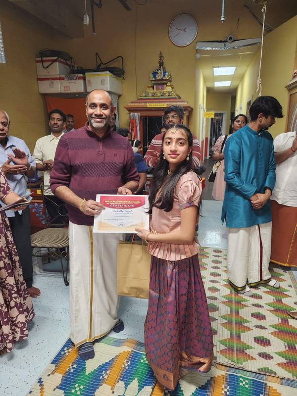 Shivarathri performance at Sri Rajarajeswari Temple of Canada – February 25th, 2025